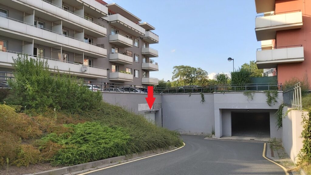 Prodej garáže 15 m² Mošnerova, Olomouc - Nová Ulice 1 660 000 Kč, pohled na vyznačenou garáž